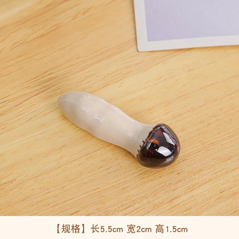 2pcs/setCeramic Vegetable Shape Chopsticks Holder Chopsticks Holder Stand Practical Fashion Kitchen Tableware Chopsticks Holders