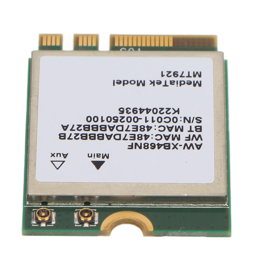 MT7921 NGFF M.2 Network Card 1800Mbps 2.4Ghz 5Ghz Dual Band WiFi Wireless Card for Windows 10 11