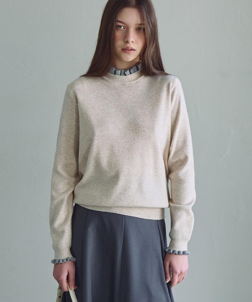 LUSIDA Sand Frill Classic Knit