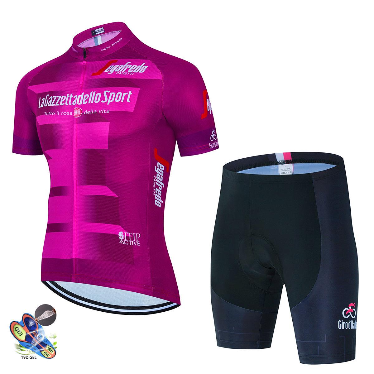 

2026 Summer Breathable Cycling Suit, Short-sleeved Suit, Mountain Road Cycling Suit, Tour De France Quick-drying Breathable Outdoor Cycling Shirt 5XL