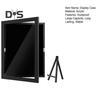 Enamel Pin Display Case Large Capacity Dustproof Easy To Install Tabletop Black Pin Display Board Wall Hanging Enamel Pin Holder