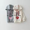 Kids' Autumn/Winter Love Letter Loose Hoodie
