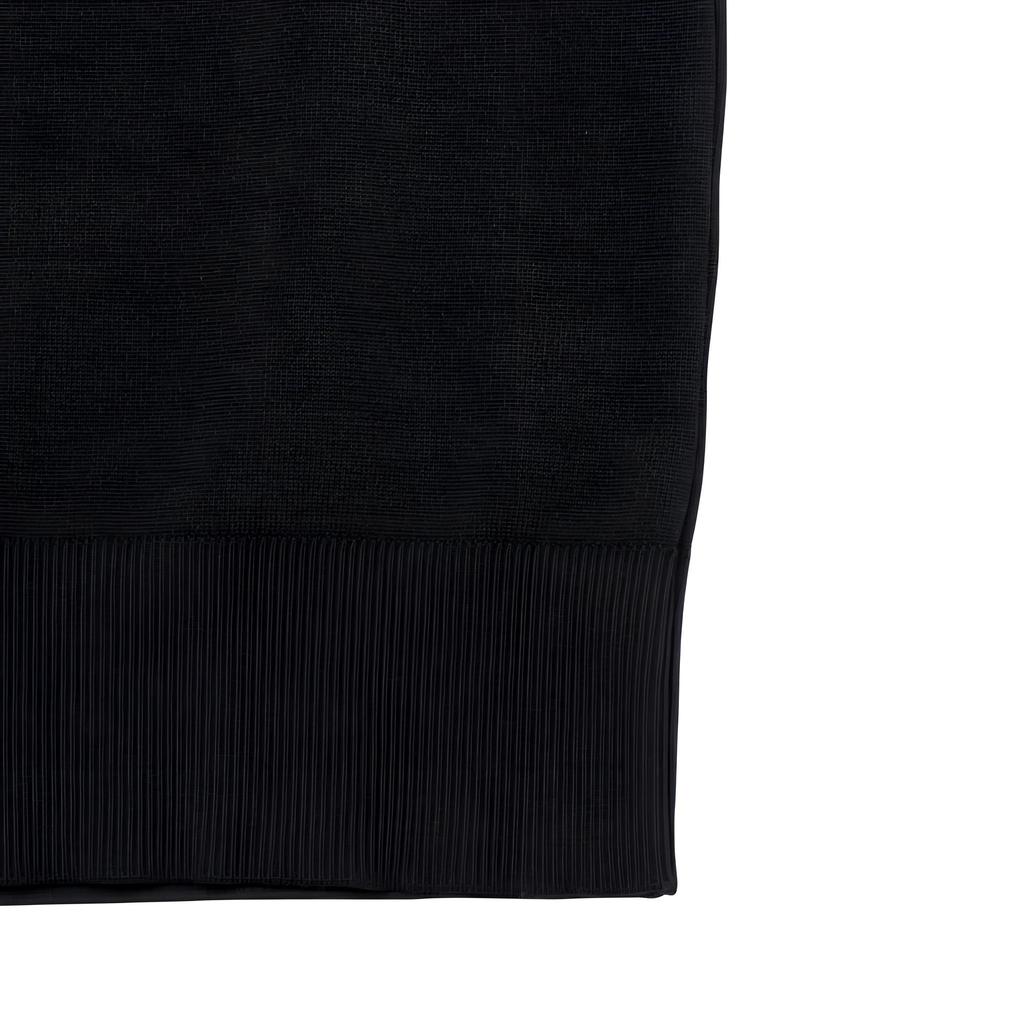 Onitsuka Tiger Round Neck Pullover Solid Color Vest Women tops Black 2182B109-001