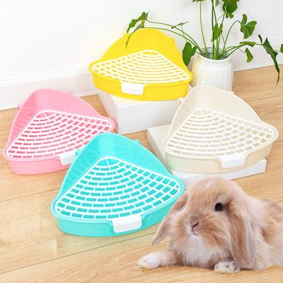 Litière pour Lapin de Taille Moyenne Bunny's Corner Bac à Litière pour Furet Hamster Chat Dragon Cochon d'Inde Porc Hollandais Fournitures