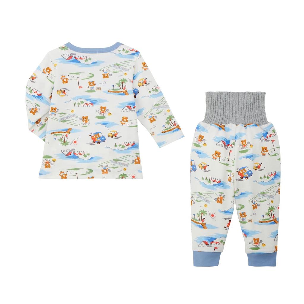 HOT pajamas for boys and no [MIKIHOUSE BISCUITS] Long-sleeved girls, baby, kids, children's clothing, multicolor, size, 70-7339-146
