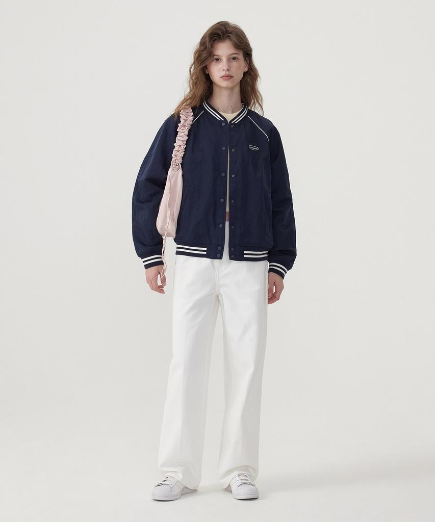 Covernat Woman Varsity Jacket Navy