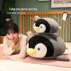 Cute Sleepy Penguin Plush Pillow - Soft Marine Animal Doll for Kids