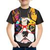 3d Print Retro Animal Top Tee Shirt Kids Boys Clothes Short Sleeve Casual Children's Clothing Fashion T Shirt For Boys