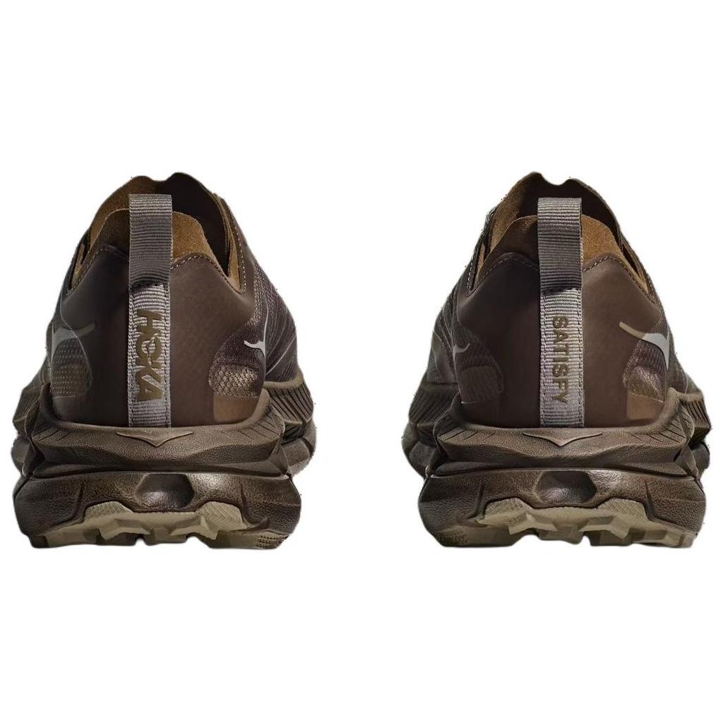 Satisfy X HOKA Mafate Speed 4 Lite Rubber Unisex Sneakers Brown 1157050-RBBR