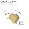 Brass 1/4" 1/2'' 3/4'' 3/8" 1" Male Female Refering Thread Connecter Copper Transition Coupling Adapter Garden Watering Fittings