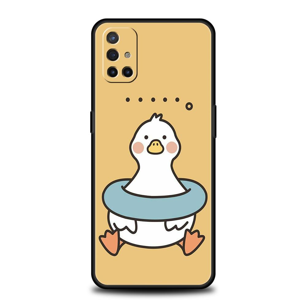 Phone Case For OnePlus 11 10 9 Pro 9T 12R 10R 9R 9RT 10T 8T 8 7 6T 7T Nord 2T CE 2 5G N200 N10 N100 Soft Silicone Cover Duck Art