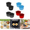 Pack of 2 Silicone Ramekins Air Fryers Kitchen Tool Eggs Cooker Poachers