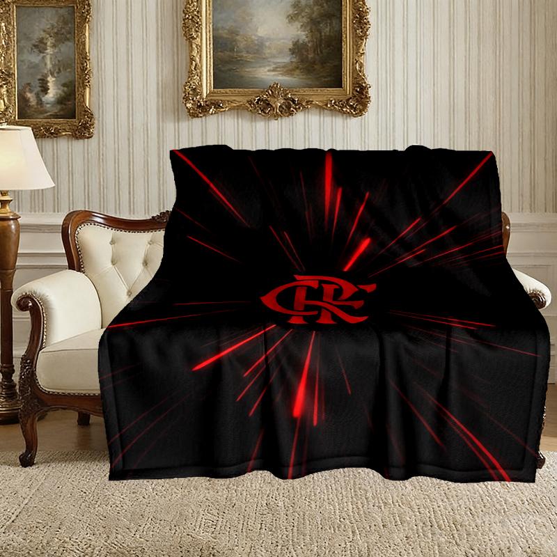 [1pc Rangers FC Blanket] All-Season Blanket - Cozy Blanket for Sofa Couch Home Decoration, Digital Printed Nap Blanket