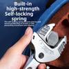 1pc Adjustable Crab Claw Wrench Effortless Tightening Self-Adjusting Ratchet Wide Jaw For Automotive Piping Manufacturing