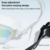 Adult Swimming Glasses, Gradient Color Lenses, Anti-Fog, Large Frame Design, Swimming Glasses For Adults, Teens, Men And Women