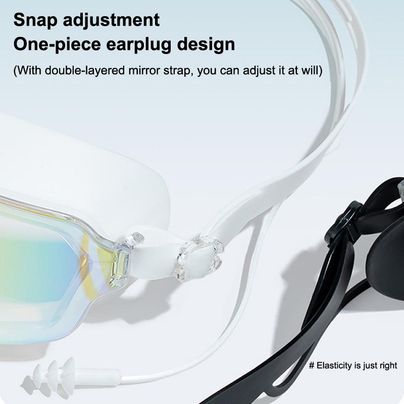 Adult Swimming Glasses, Gradient Color Lenses, Anti-Fog, Large Frame Design, Swimming Glasses For Adults, Teens, Men And Women