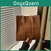 Stylish Large Capacity Tote Bag For Women Trendy Shoulder Crossbody Handbag In Black White Khaki And Brown