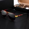 Oversized Vintage Sunglasses Men Women Fashion Polarized Pochromic Shades Eyewear Double Bridge Driving Sun Glasses