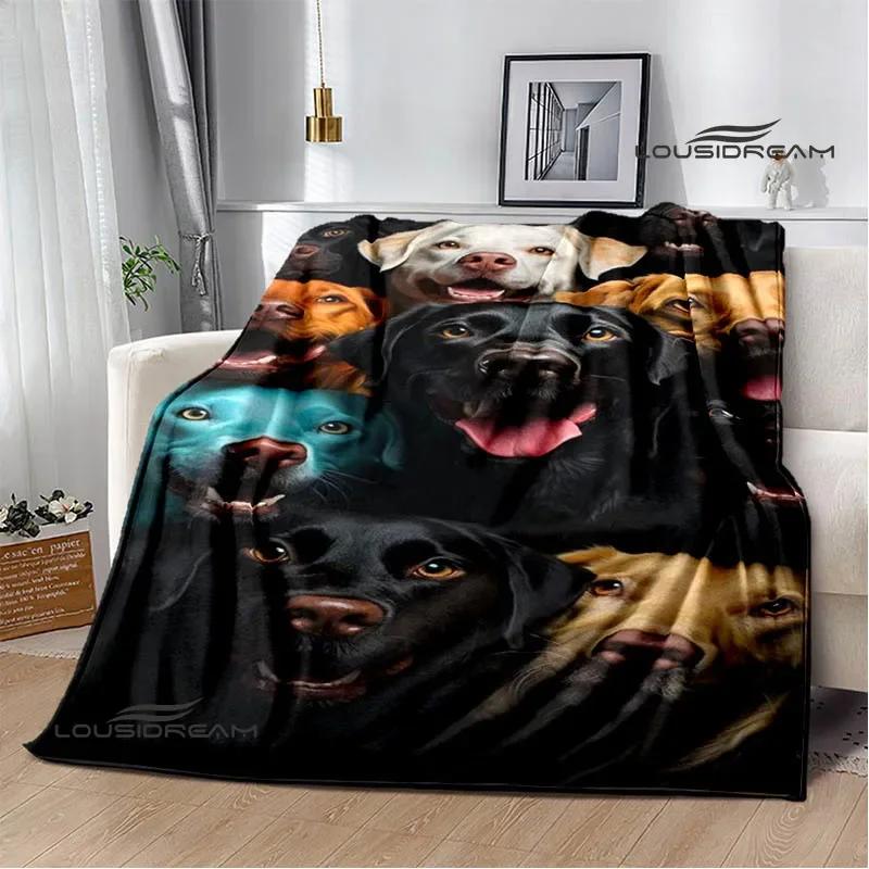 3D Cute dog printed blanket Flannel Warm blankets Soft and comfortable blanket bed linings cubre cama Birthday Gift