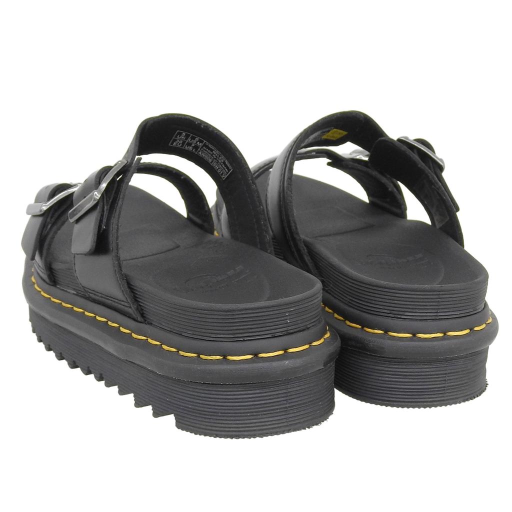 Pristine Dr.Martens Sandals MYLES Leather slide sandals black Women 23523001 Used