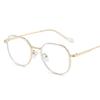 New Style Eyeglass Frames Polygon Shape Anti Blue Light Man Glasses TR90 Material Trendy Stylish Women's Glasses Frame