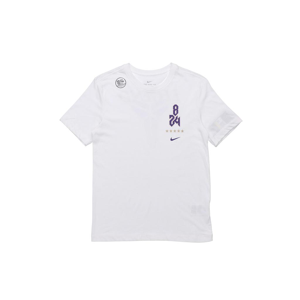 Nike Kobe Quick-Drying Sports Short Sleeve T-Shirt Men Tops White CV1043-100