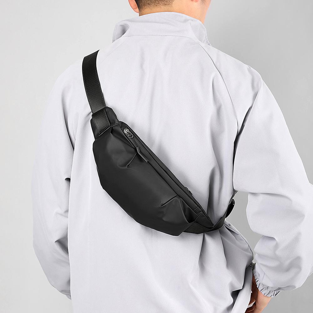 Outdoor Leisure Sports Chest Bag, Street Versatile Crossbody Bag, Work Suit Bag, Shoulder Bag, Men