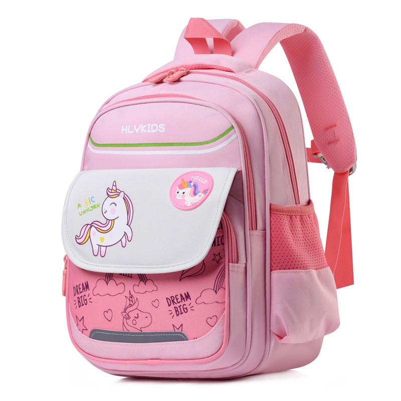 Cute Animal Print Breathable Oxford Cloth Backpack For Kindergarten And Early Grades