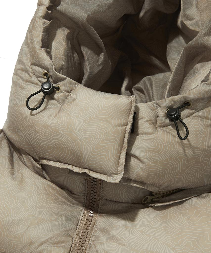 Suade Short Puffer Jacket [Beige]