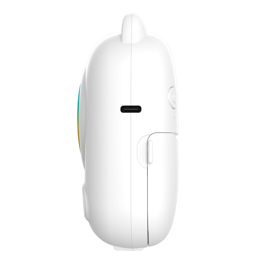 Mini Pocket Thermal Instant Photo Printer Label Maker Machine BT Wireless Connect Compatible with Android or iOS APP Support Receipt Label Memo Stick