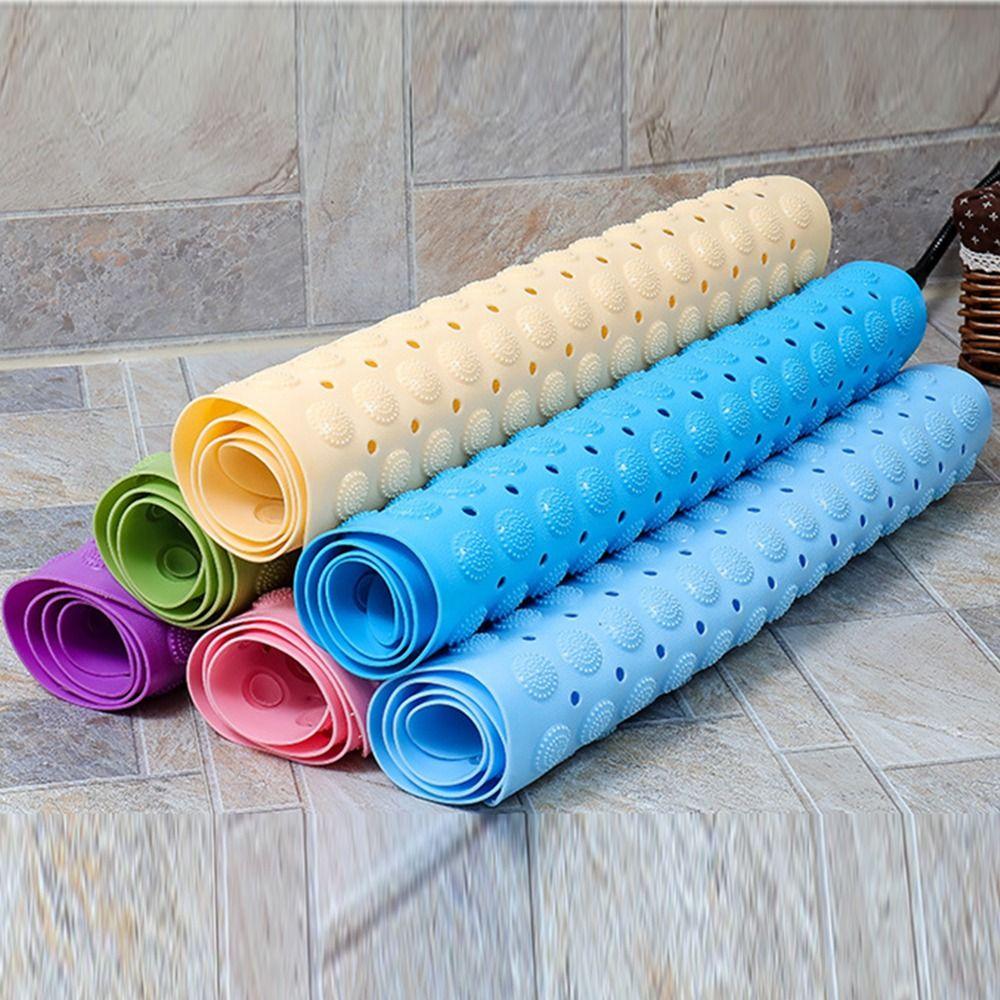 Non-Slip Bathtub Mat S/M/L Water Barrier Mat Easy To Use Foot Mmassage Pad Bathing Accessories