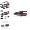 Portable Cordless Wet Dry Car Wireless Vacuum Cleaner With High Suction For Home And Vehicle Use