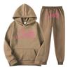 Cortez sweater Y2K hooded loose sports trousers hip hop 2-piece set unisex sports streetwear