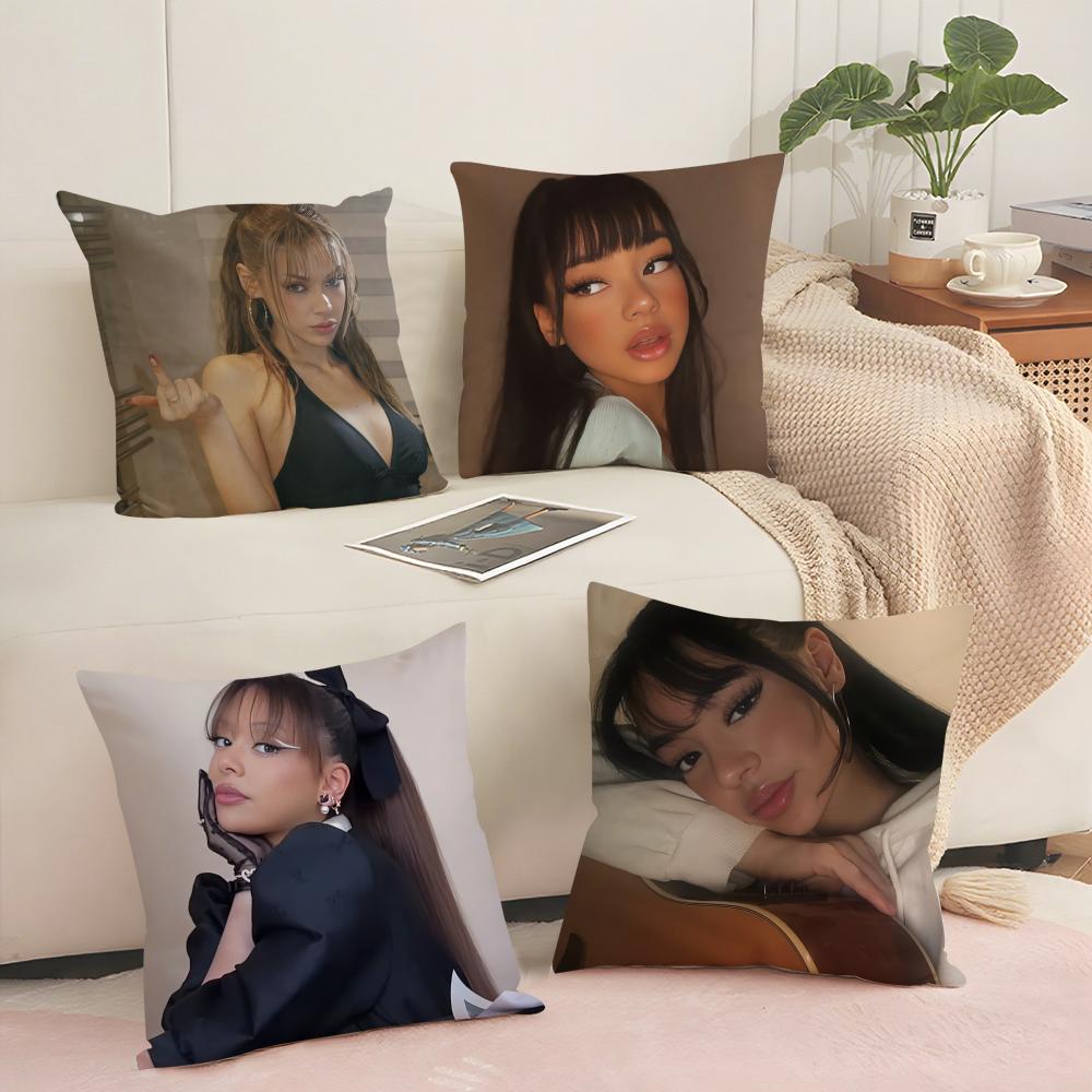 A-Ayliva German Singer Cushion Cover Soft Short Plush Pillow Cover Smooth Cozy Texture Aesthetic Cushion Case Home Decor