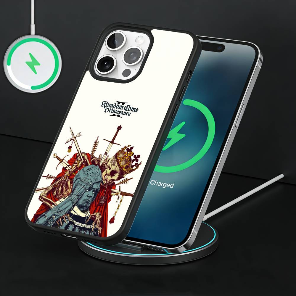 KCD K-Kingdom Come Deliverance 2 Phone Case For iPhone17,16,15,14,13 Plus,Pro Max Magnetic For Magsafe Wireless Charging