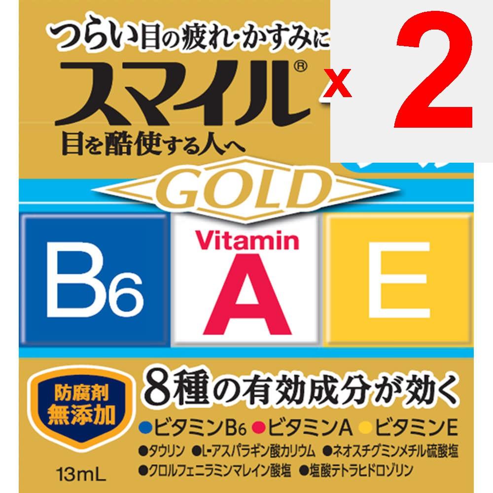 LION Smile 40EX Gold 13ml Eye Strain & Fatigued Eyes Eye Drops Indications: - Eye fatigue - Blurred vision (e.g., when experiencing excessive eye disc