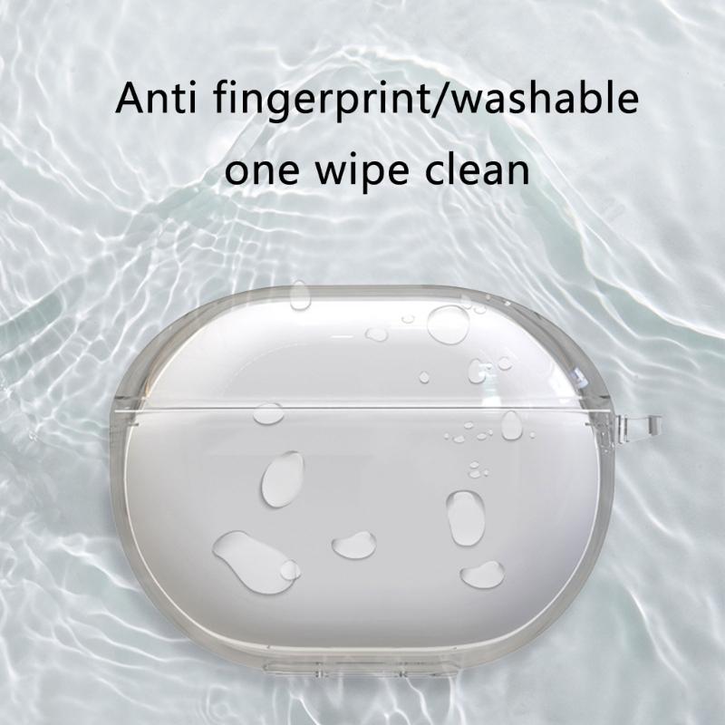 Shockproof Earphone Sleeve Scratch Resistant Housing Antidust Washable Clear Cover Protective Case Suitable for Capsule3