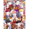 J-Jimin 5D Diamond Painting Hot Kpop Singer Picture Diamond Embroidery Art Cross Stitch Fan Collection Room Decor Handmade Gift