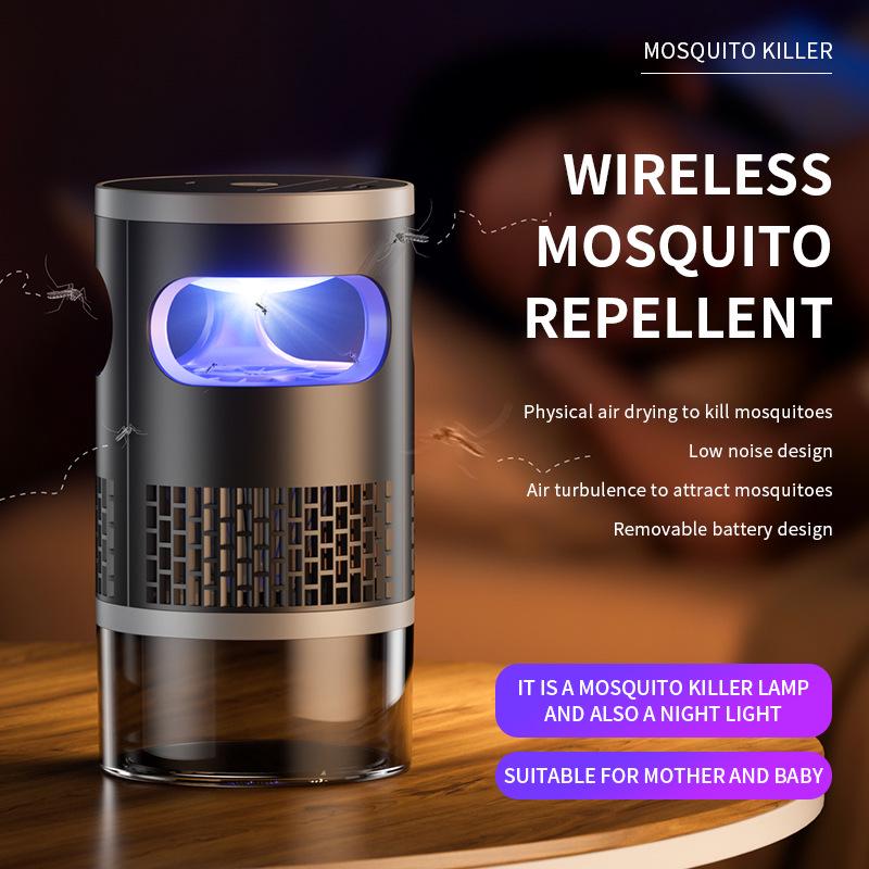 USB Rechargeable Mosquito Killer Lamp with Night Light & Blue Light Lure