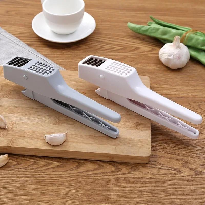 Multifunctional Garlic Press, Manual Cutting of Slices, Masher, Cleaning Brush, Wish Amazon Cross-bo