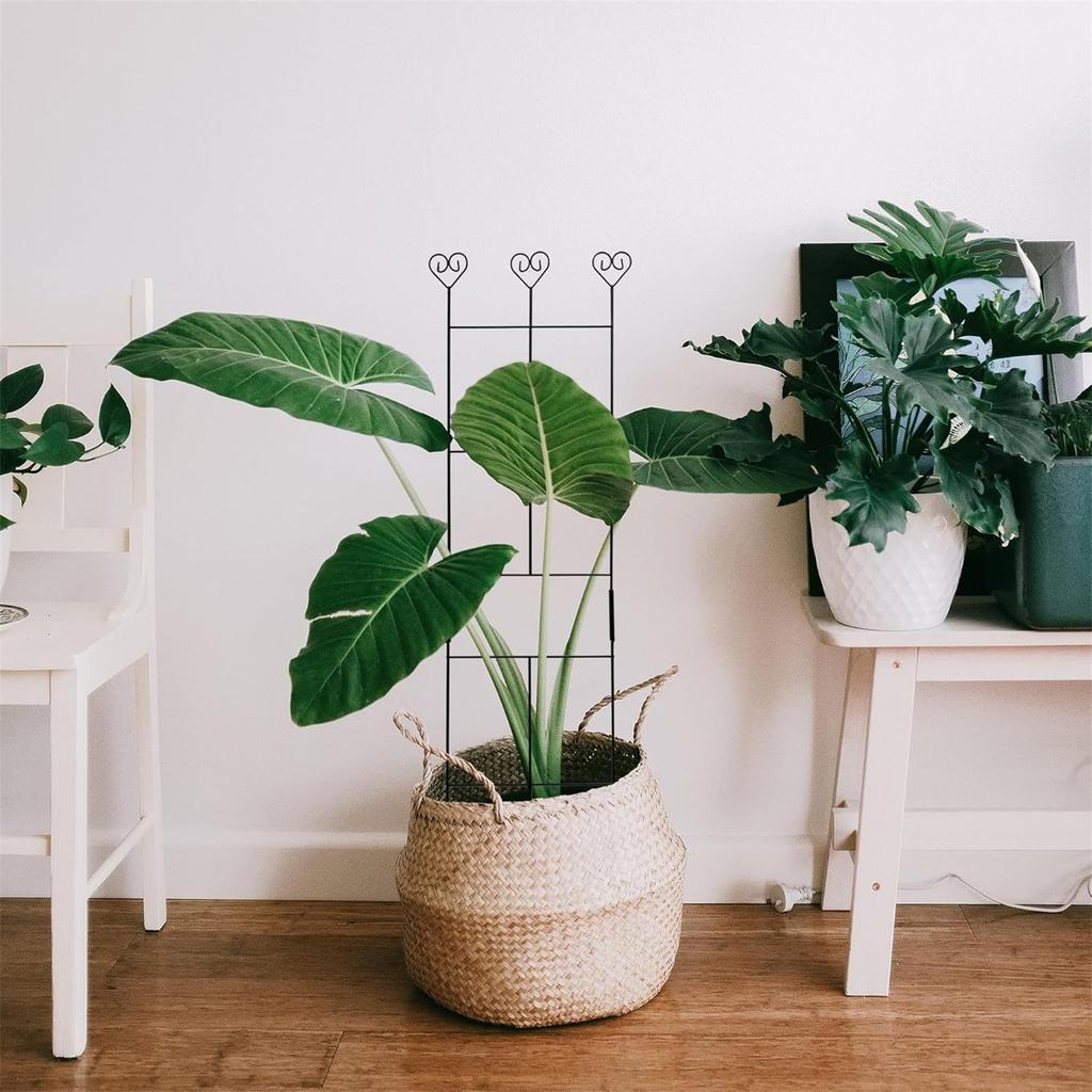 70x30cm Metal Potted Plants Climbing Trellis Supporting Frame Promote Plants Growth Support Stand for Indoor and Outdoor Plants