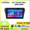 Android Car Multimedia Player For Toyota Opa 2002-2005 GPS Navigation CarPlay 4G Head Unit Stereo Video Player