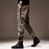 Tooling Pants Men's Summer Trendy Brand Thin Loose Versatile Tied Feet Contrasting Color Men's Casual Pants