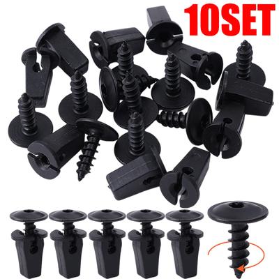 Kit de parafusos de pressão para fixação de carro, retentor de forro de para-lama automático, clipes de fixação de metal para painel de porta, conjunto de rebites, acessórios para automóveis
