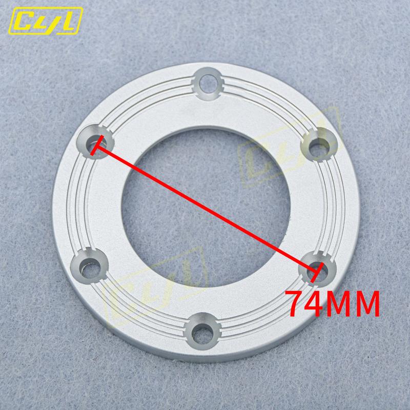 JDM Universal Classic Steering wheel Horn Button Cover Edge Retainer Ring PCD 74mm