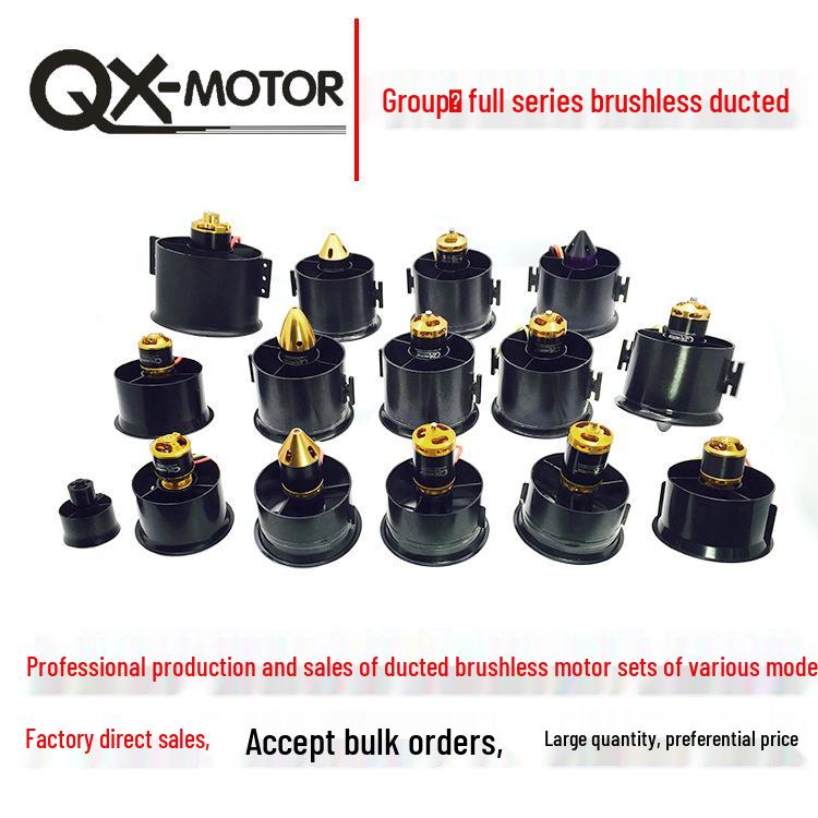 Ducted Fan Brushless Motor Turbojet QF2827 for RC Aircraft