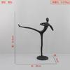 Artigianato in Metallo Figura di Movimento Creativa Sportivo di Immersione Scultura Astratta Nuotatore Statuetta Metallica Decorazione per la Casa