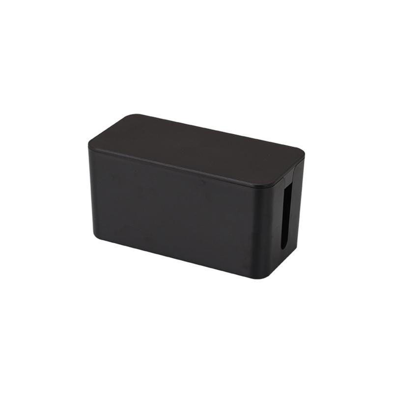 Elegant Cord Management Container Large Capacity Socket Organizer Power Strips Cables Storage Solution for Home Desk