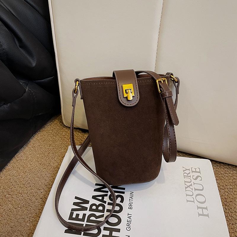 Damska Retro Matowa Torba Listonoszka - Casualowa Torba na Ramię Jesień/Zima