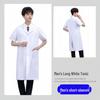 Unisex Short & Long Sleeve White Lab Coat for Medical Professionals and Students – Ideal for Autumn and Winter